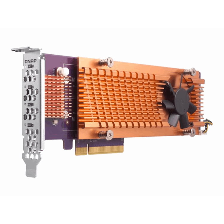Quad M.2 PCIe SSD expans card