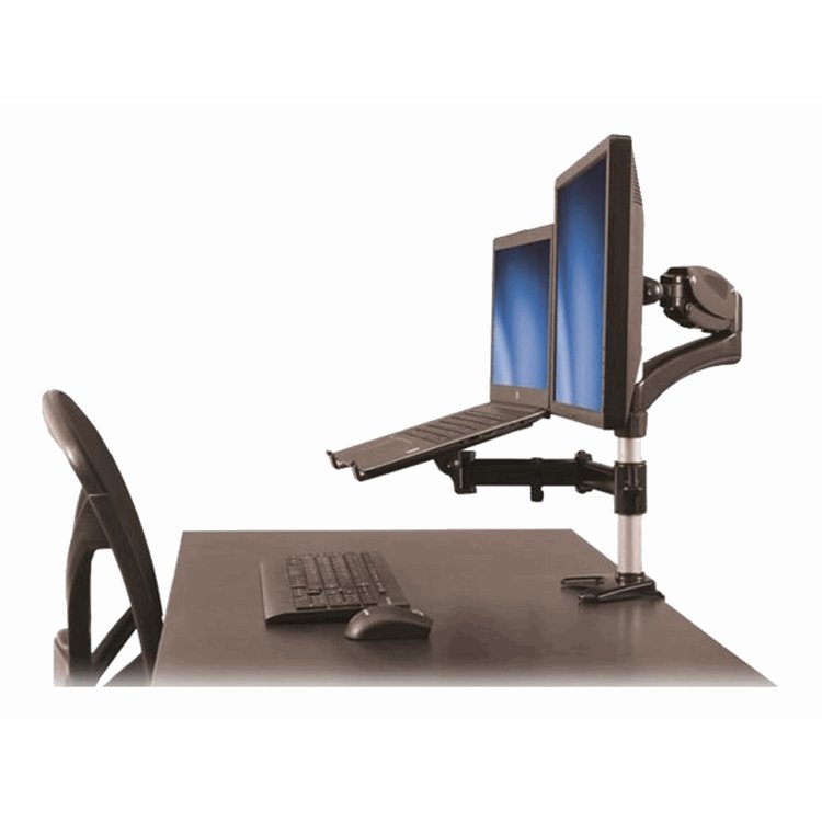 SINGLE-MONITOR ARM WITH LAPTOP STAND SINGLE-MONITOR ARM WITH LAPTOP STAND