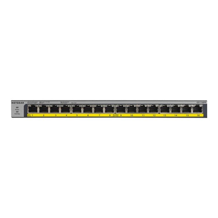 ProSAFE 16-Ports Gigabit Unmanaged PoE+