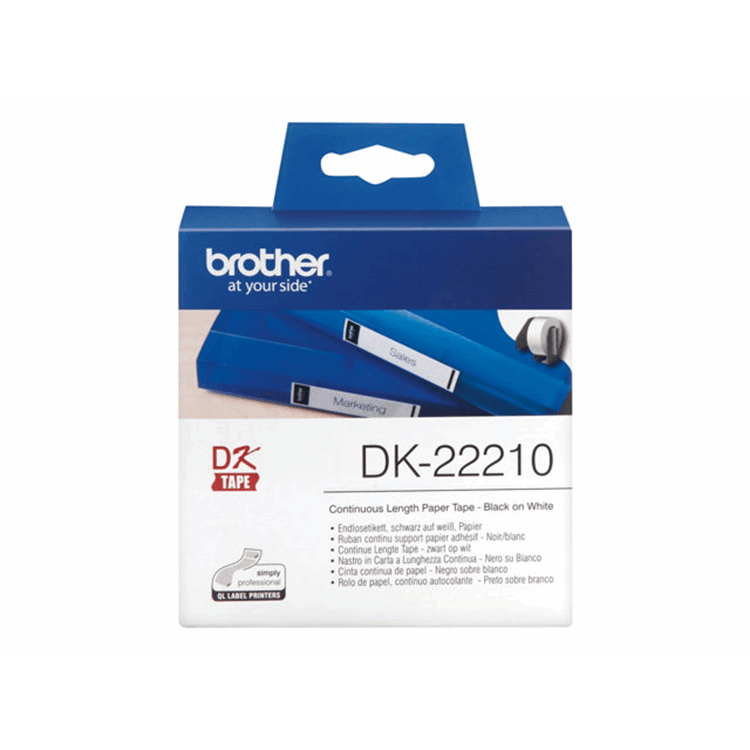 BROTHER DK22210 endless label paper