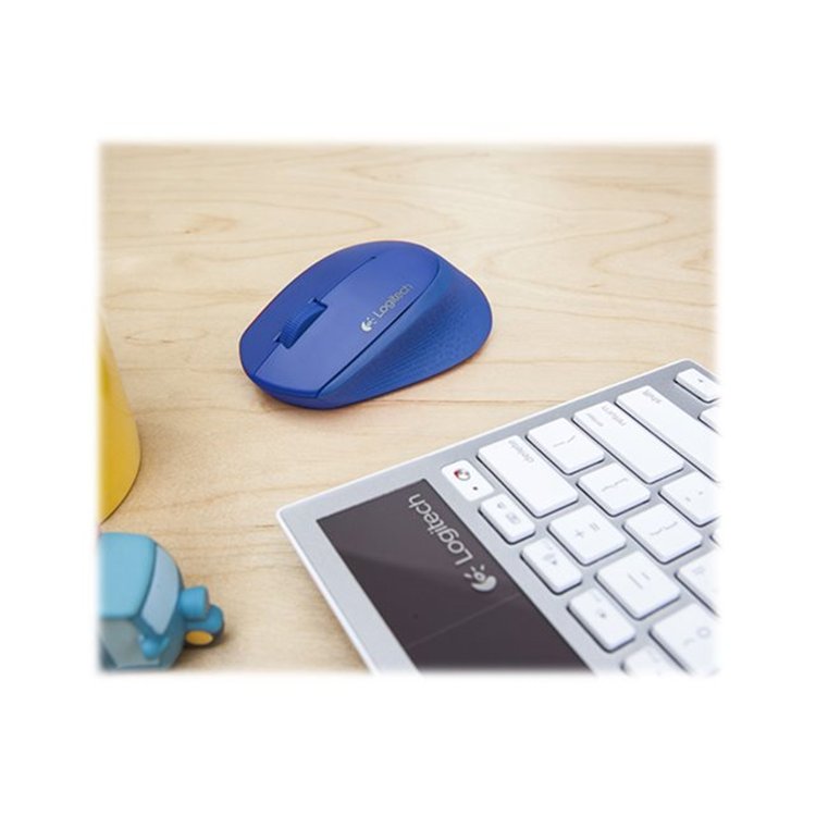 Logitech Wireless Mouse M320 - BLUE - 2.4GHZ - EWR2
