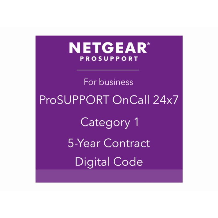 NETGEAR ONCALL 24X7,CATEGORY 1, 5 YRS