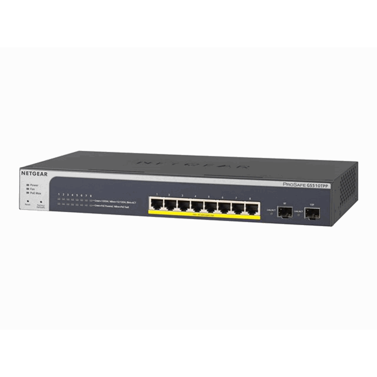 NETGEAR ProSAFE 8p PoE+Gigabit Switch