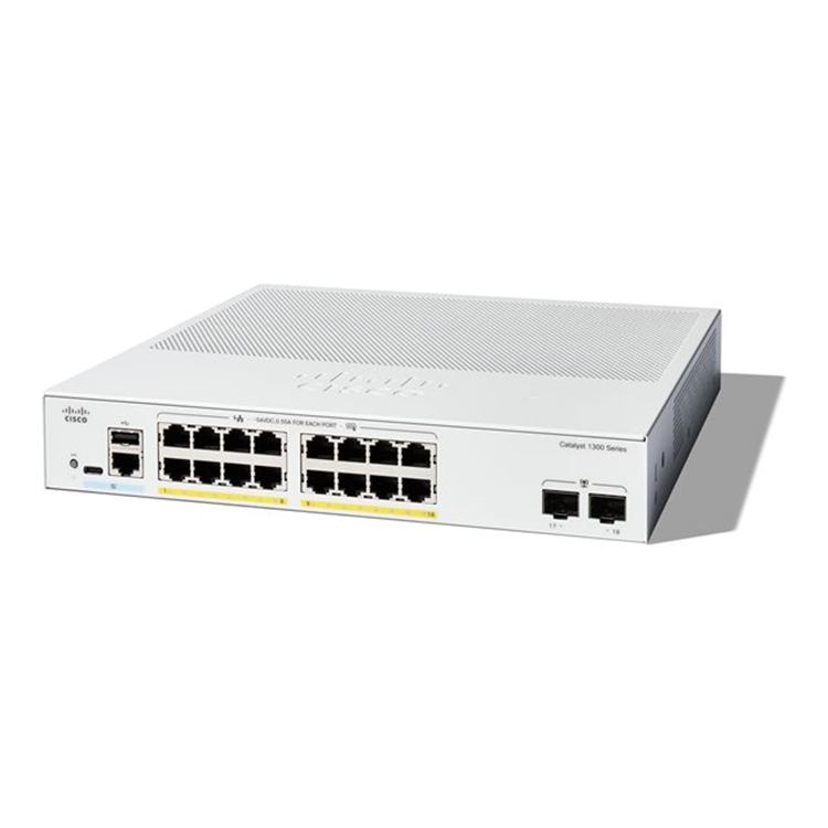 Catalyst 1300 16-port GE PoE 2x1G SFP