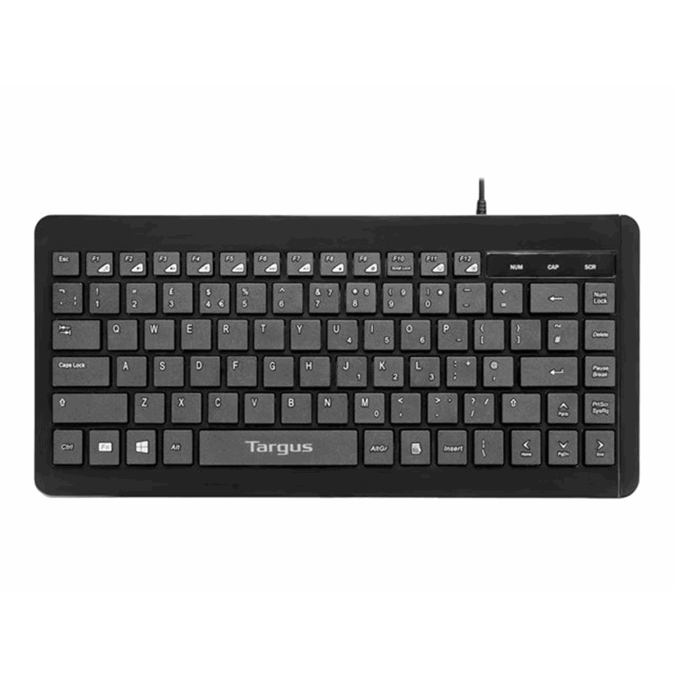 COMPACT USB KEYBOARD UK LAYOUT - RETAILPACKAGING