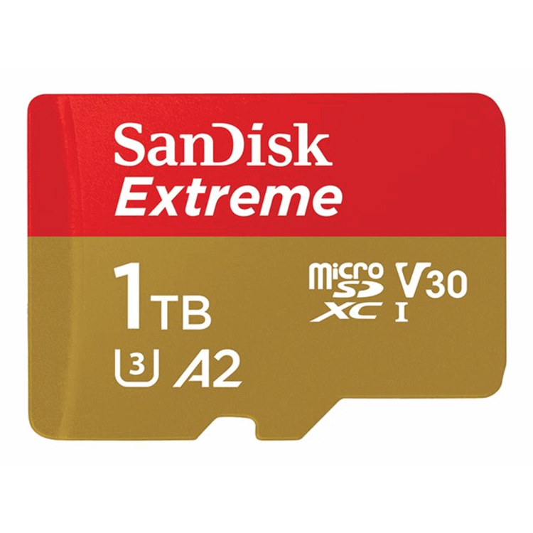 Extreme microSDXC 1TB+SD Adapater 190MB/
