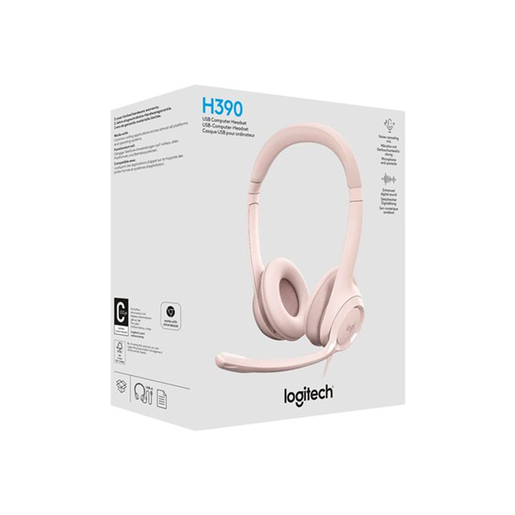 H390 USB Computer Headset -ROSE-EMEA-914