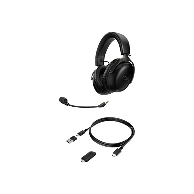 HyperX Cloud III Wireless Gaming Headset - Black (PC/PS5/PS4)