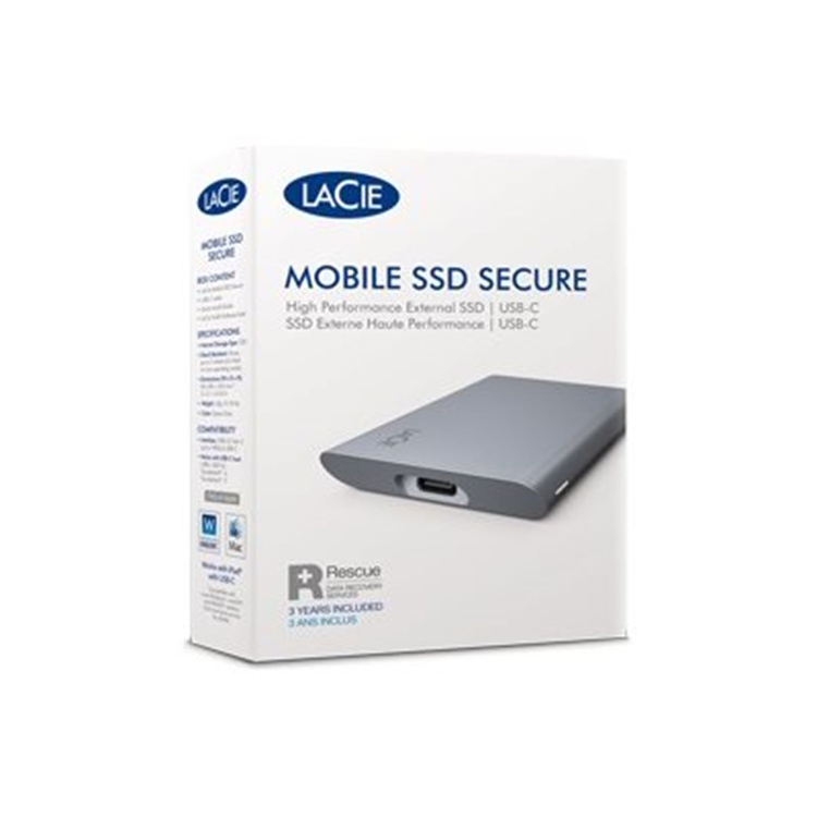 LACIE Mobile SSD 2TB Secure USB-C