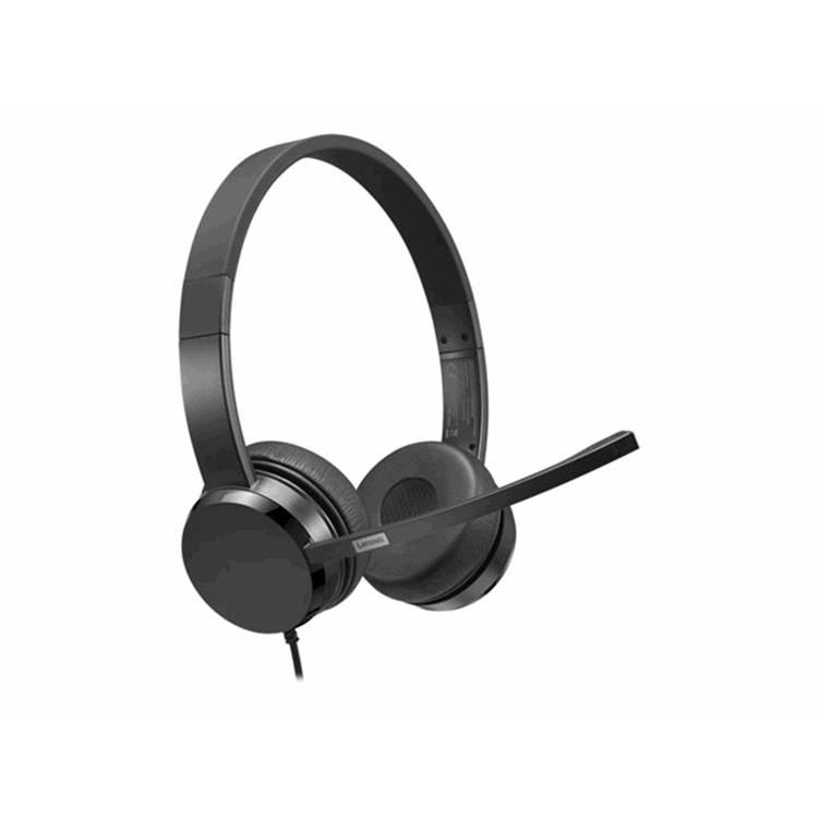 Lenovo USB-A Wired Stereo On-Ear Headset