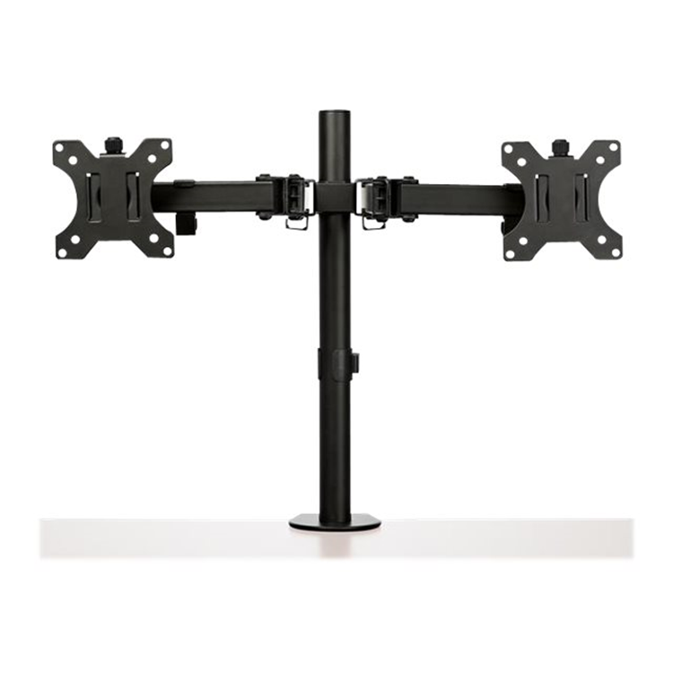 Monitor Arm - Dual - Crossbar - Steel