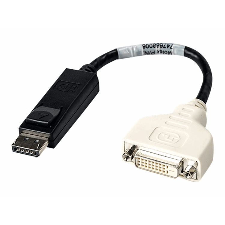 single-link female DVI-D to male Display