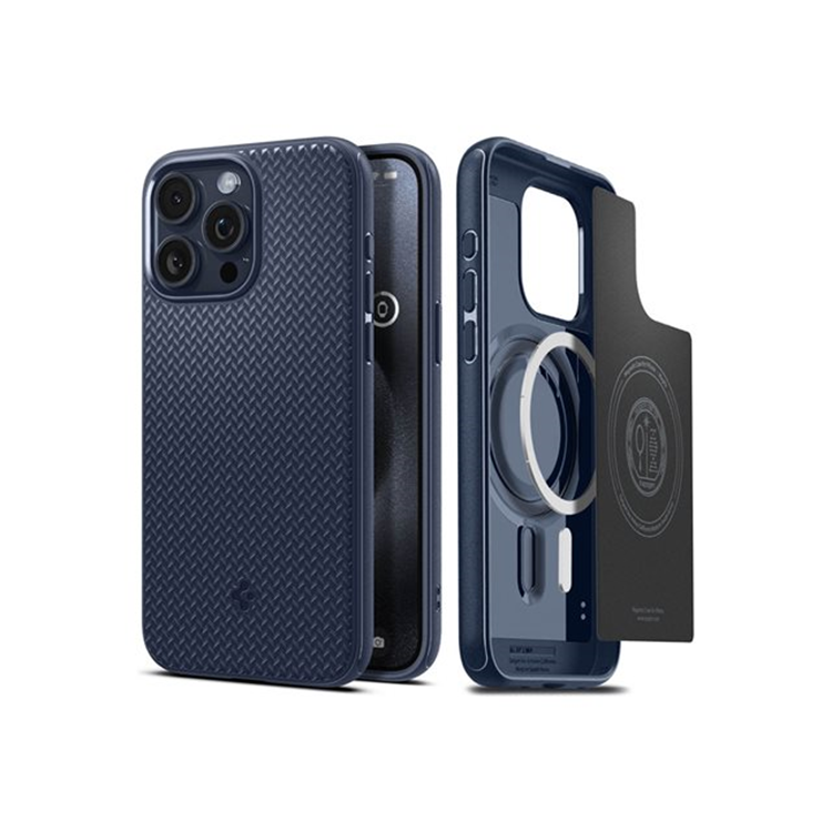 Spigen iP15 Pro Mag Armor MF Navy Blue