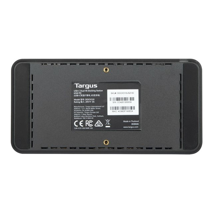 Targus USB-C DV4K Dock 65W PD Targus USB-C DV4K Dock 65W PD
