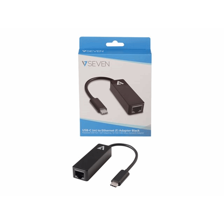USB-C TO ETHERNET ADAPTER BLACK