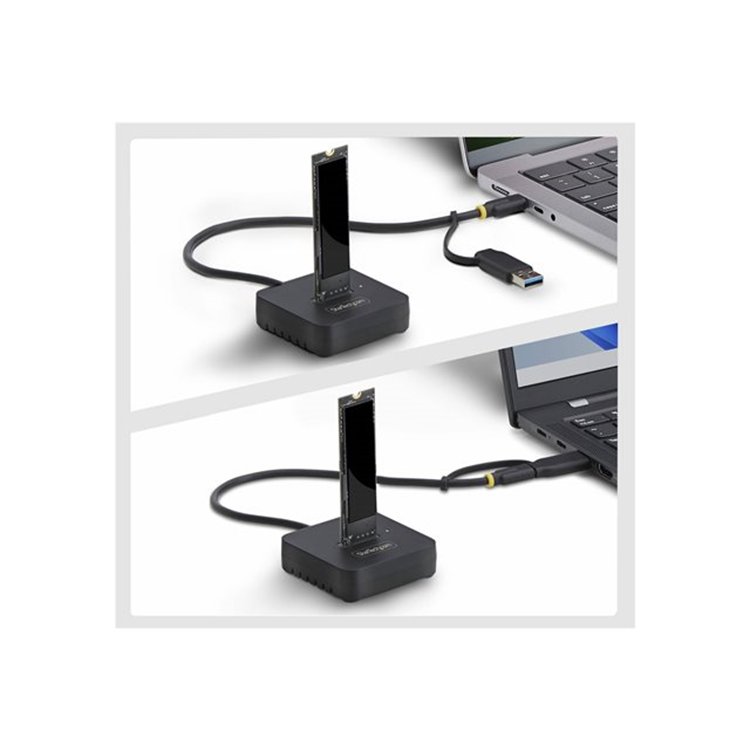 USB-C/USB-A to M.2 NVMe Dock Adapter USB-C/USB-A to M.2 NVMe Dock Adapter