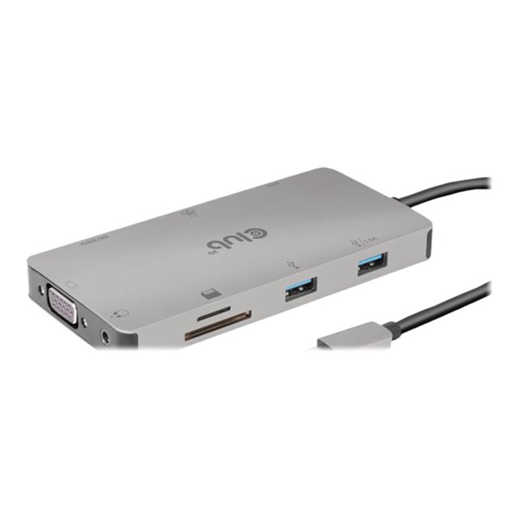 USB GEN1 TYPE-C 9-IN-1 HUB WITH HDMI  VGA  2X  USB GEN1 TYPE-A  RJ45  SD/MICRO SD CARD SLOTS AND USB