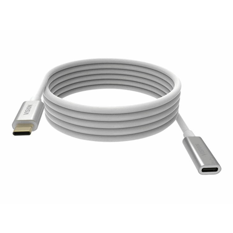 VISION 2m White USB-C extension cable