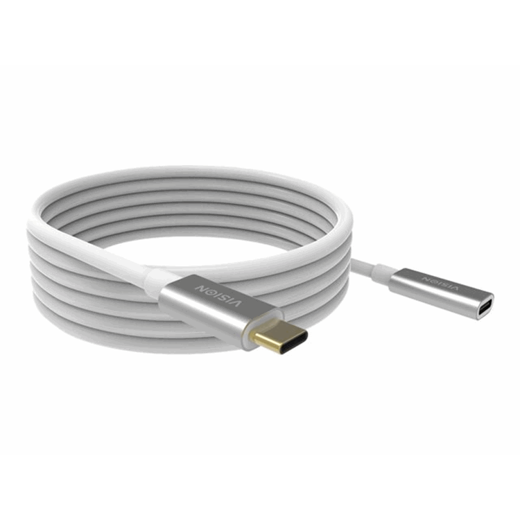 VISION 2m White USB-C extension cable