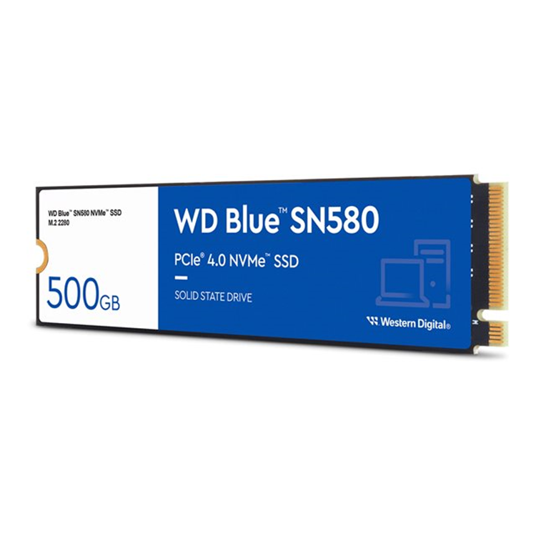 WD SSD Blue SN580 500GB PCIe Gen4 NVMe