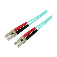 10m 10 Gb Aqua Fiber Patch Cable LC/LC