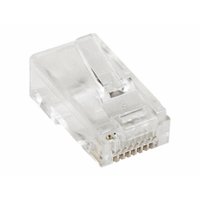 Cat5e RJ45 modular plug connector braide