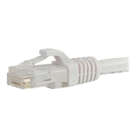Cbl/3M White CAT6 PVC Snagless UTP Patch