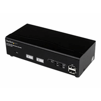 2 Port USB DVI KVM Switch with DDM Fast