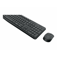 MK235 Wireless Keyboard and Mouse Combo-GREY-NLB-2.4GHZ-CENTRAL-(GREY KEYS GREYBTM)