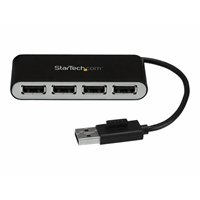 4 Port Portable USB 2.0 Hub with Cable