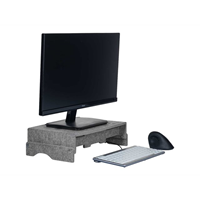 Q-riser 110 Circular Monitor Stand grey