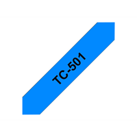 Tape/12mm blue/black f P-Touch