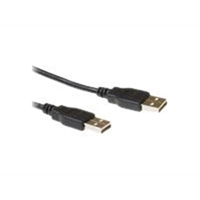 Sb2550 usb 2.0 a-a m/m black 5.00m. Eenh. 1 stk