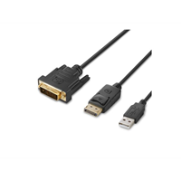 Modular DVI and DP Dual Head Host Cable