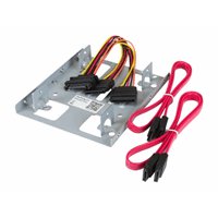 Dual 2.5IN SATA HDD to 3.5 Bay Mnt Brckt