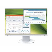 Flexscan/ 23 Inch Widescreen/ 1920 x 1200/ White/ IPS/ 5MS/ 250 cd/m2/ 1000:1/ Speakers/ USB 3.1/ LE
