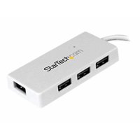 Portable Mini USB 3.0 Hub - White