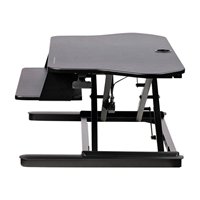 Corner Sit Stand Desk Converter 35x21in
