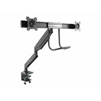 Desk Mount Dual Monitor Arm -2x USB 3.0