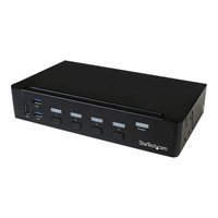 4-Port DisplayPort KVM - USB 3.0 - 4K