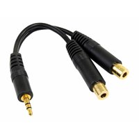 6" PC SPEAKER "Y" SPLITTER CABL 1X35MM M