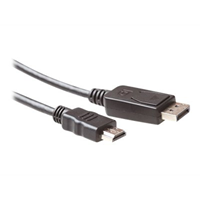 Ak3991 dp male - hdmi a male 3.00m. Eenh. 1 stk