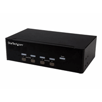 4-port KVM Switch w/ Dual VGA - USB 2.0