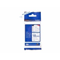 TZE-FA4 - 18 mm Fabric Blue/White