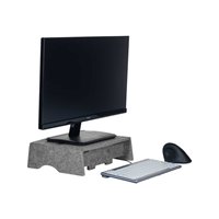 Q-riser 90 Circular Monitor Stand light
