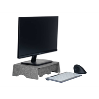 Q-riser 90 Circular Monitor Stand light