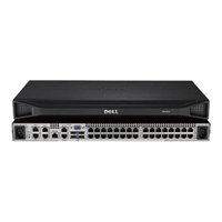 Dell DMPU4032-G01 32-port remote KVM switch with 4 remote users. one local user. dual power supply -