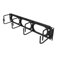 2U Horizontal Cable Organizer 2U with Me