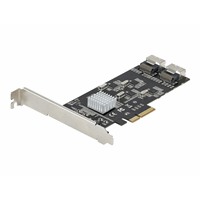 8 Port 6Gbps SATA PCIe Card Controller