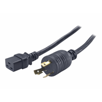 APC POWER CORD, C19 TO L6-30P, 2.4M